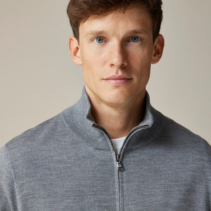 Men Merino wool half-zip sweater - J.Crew