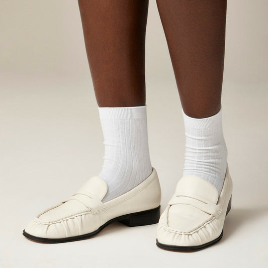 Women Ribbed cotton bootie socks three-pack - J.Crew