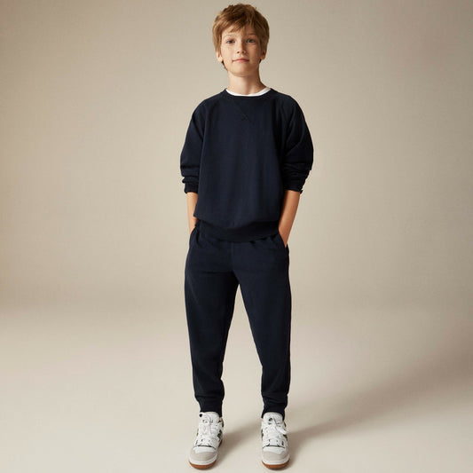 Kids Kids' garment-dyed slim-slouchy jogger pant in terry - J.Crew