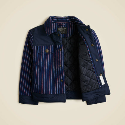 Kids Kids' faux-wool jacket in pinstripe - J.Crew