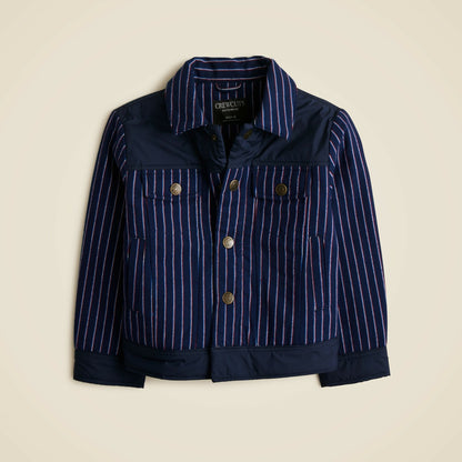 Kids Kids' faux-wool jacket in pinstripe - J.Crew