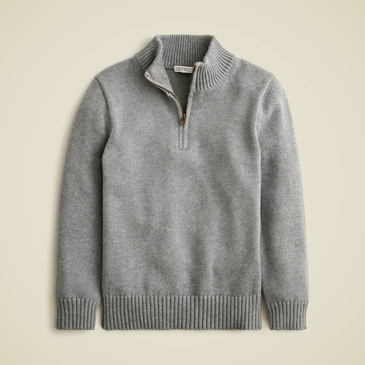 Kids Kids' heritage cotton half-zip sweater - J.Crew