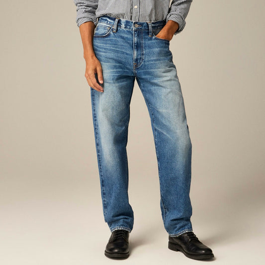 Men Classic jean in vintage medium wash Japanese selvedge denim - J.Crew