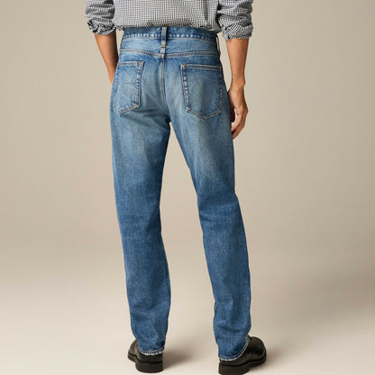 Men Classic jean in vintage medium wash Japanese selvedge denim - J.Crew