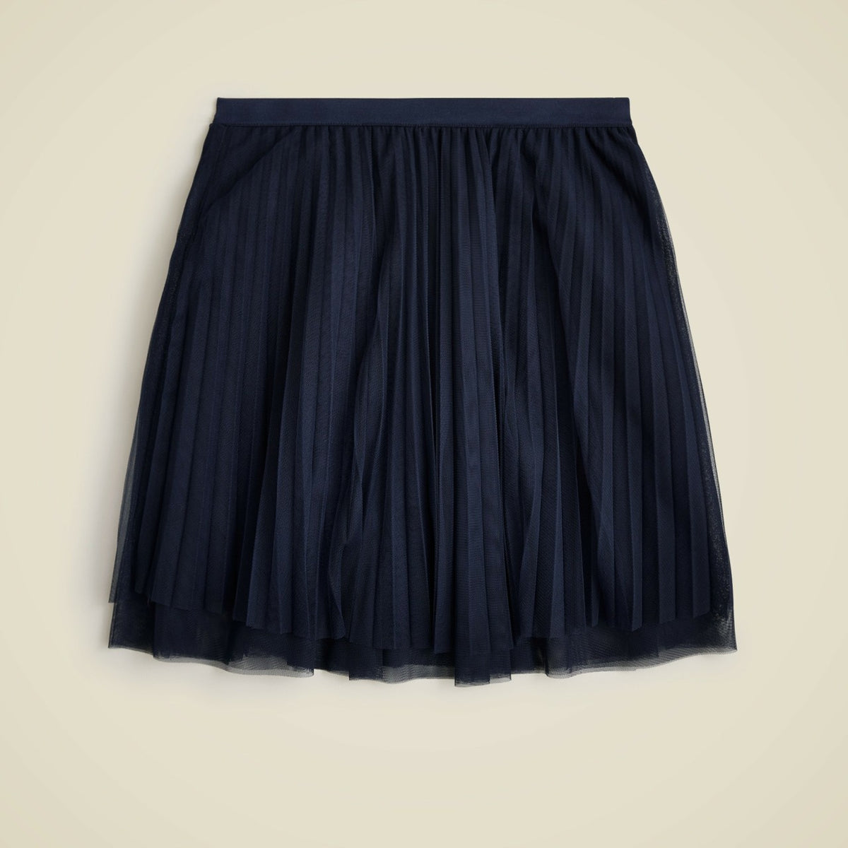 Kids Girls' pleated midi skirt in tulle - J.Crew