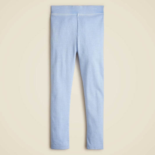 Kids Girls' garment-dyed everyday leggings - J.Crew