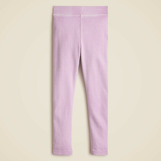 Kids Girls' garment-dyed everyday leggings - J.Crew