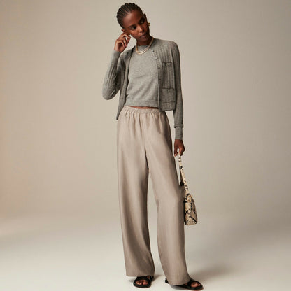 Women Stratus pant in textured satin - J.Crew