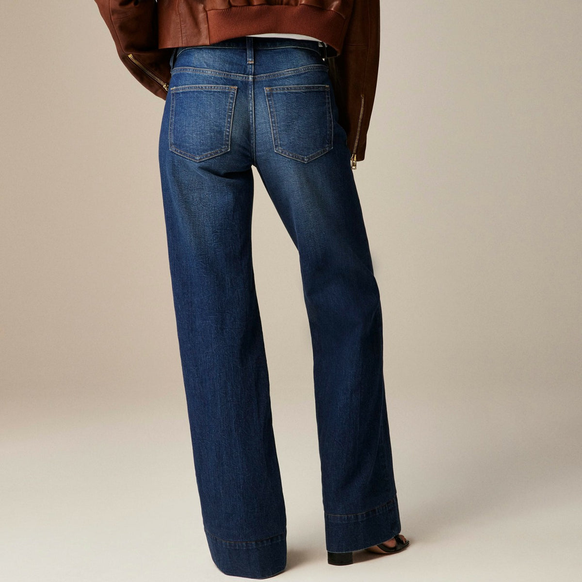 Women Low-rise denim trouser jean - J.Crew