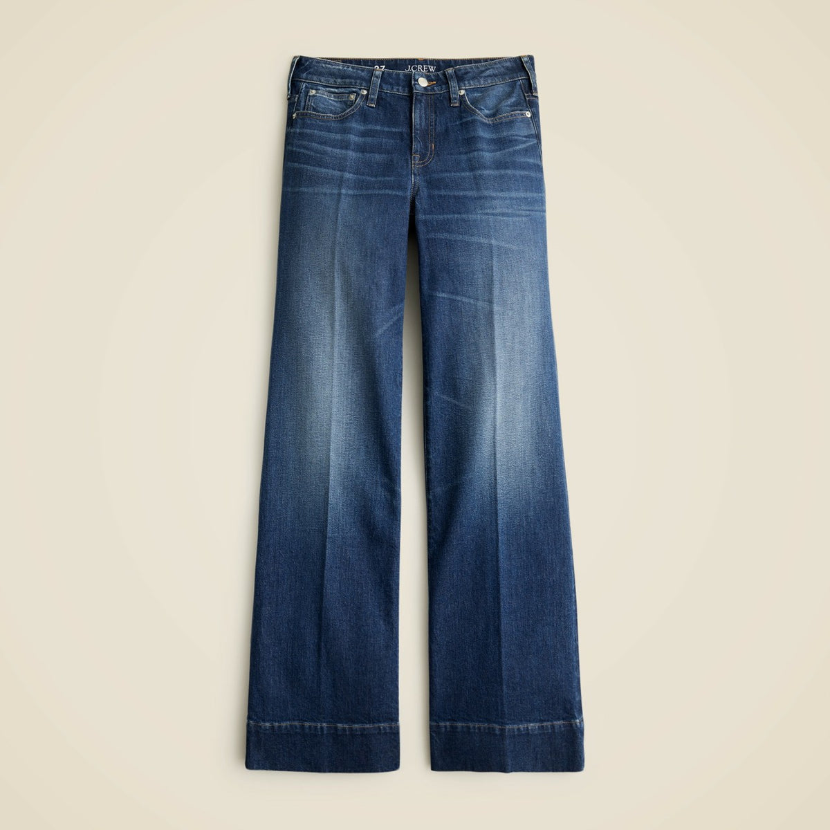 Women Low-rise denim trouser jean - J.Crew