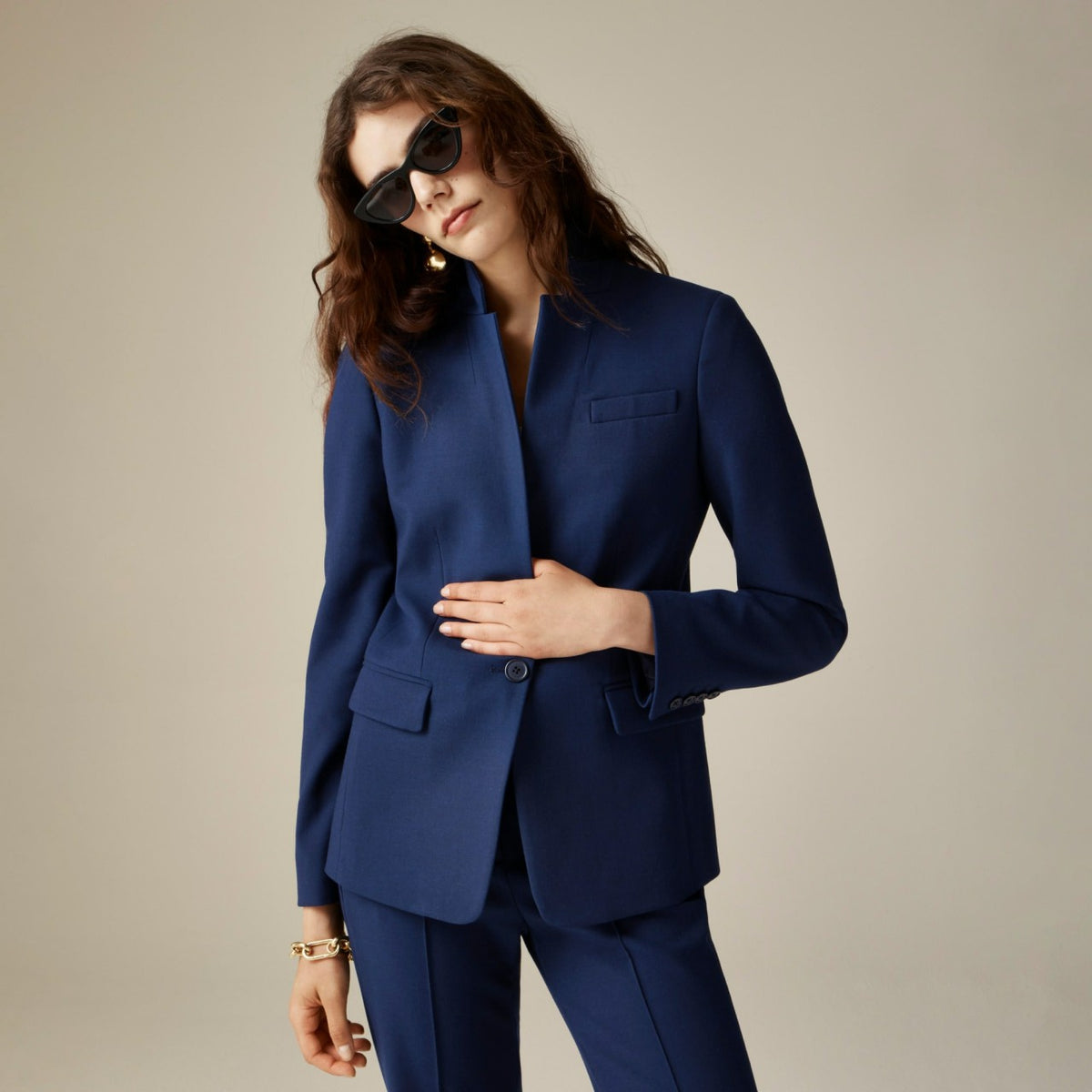 Women Regent blazer in four-season stretch - J.Crew