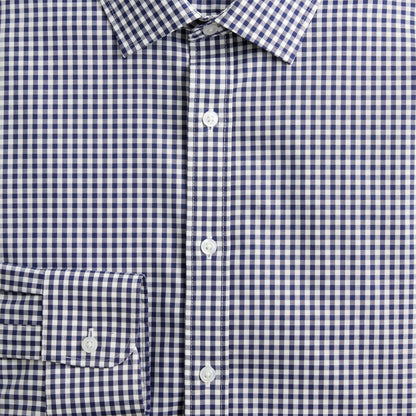 Men Bowery wrinkle-free dress shirt with spread collar - J.Crew