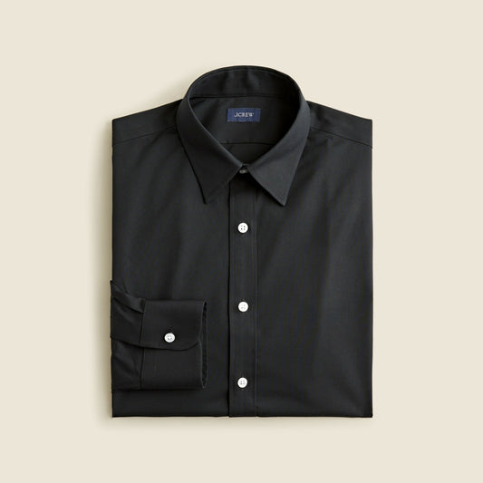 Men Slim Bowery wrinkle-free dress shirt with point collar - J.Crew