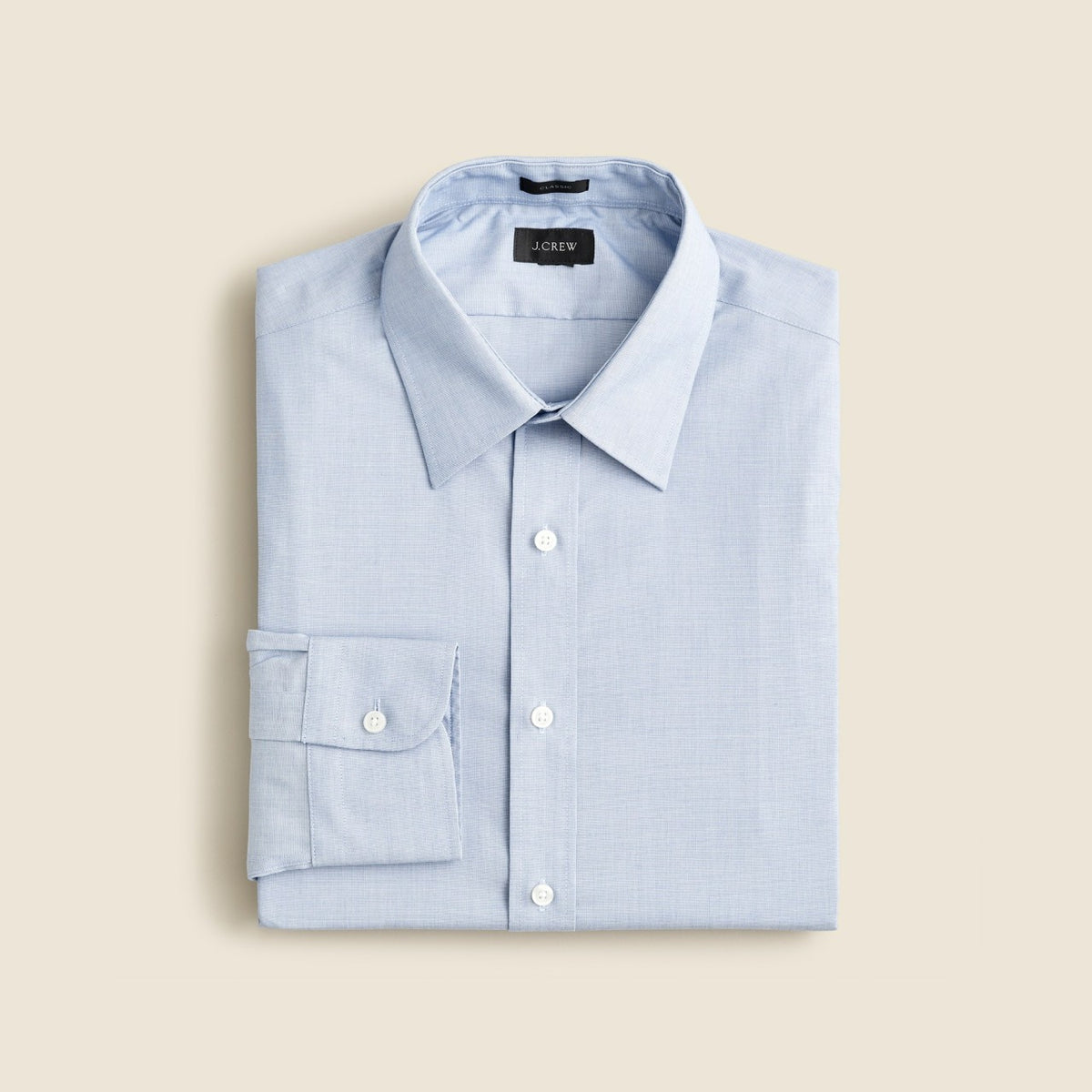 Men Bowery wrinkle-free dress shirt with point collar - J.Crew