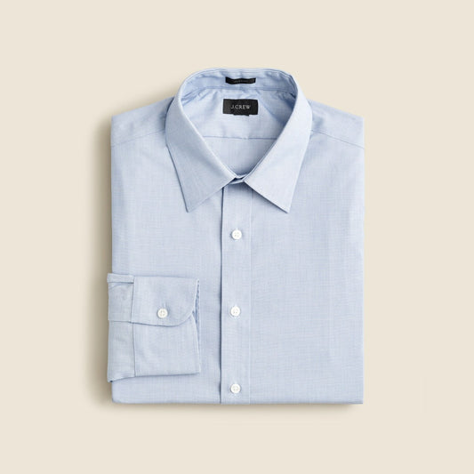 Men Bowery wrinkle-free dress shirt with point collar - J.Crew
