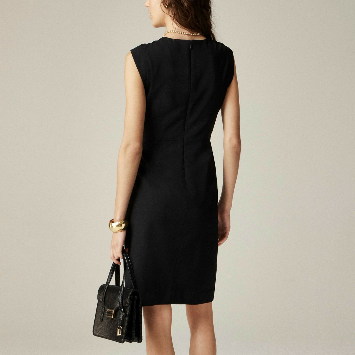 Women New Resume dress in Italian wool blend - J.Crew