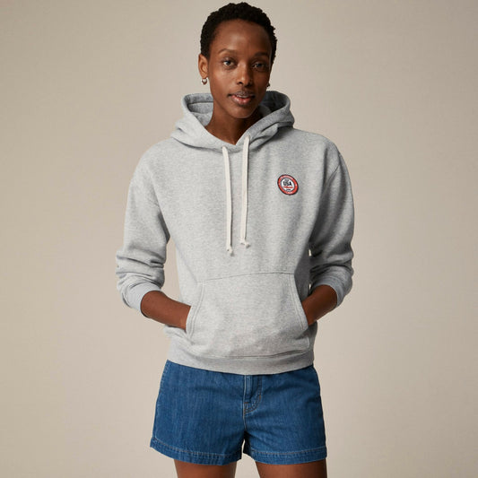 Women Limited-edition USA Swimming&reg; X J.Crew heritage fleece hoodie - J.Crew
