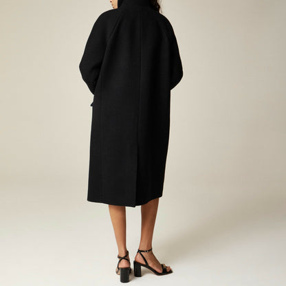 Women Long Toscana coat in Italian stadium-cloth wool blend - J.Crew