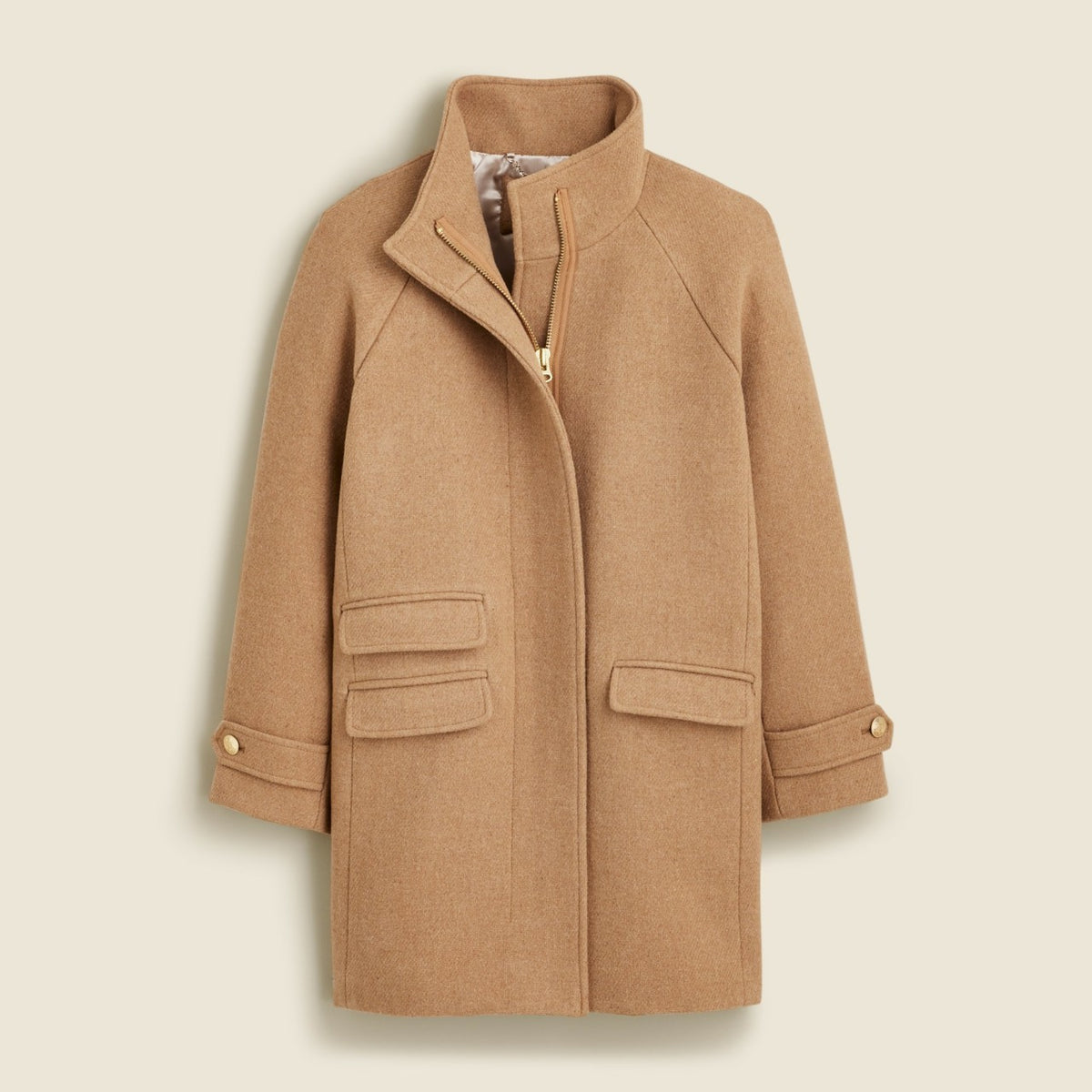 Women Toscana coat in Italian stadium-cloth wool blend - J.Crew