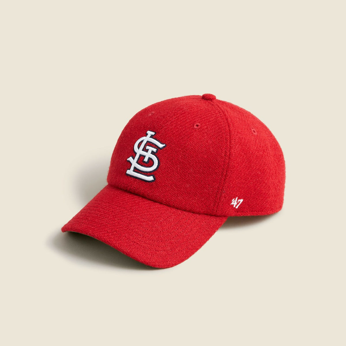 Women|Men '47 X J.Crew Saint Louis Cardinals cleanup cap in Harris Tweed&reg; - J.Crew