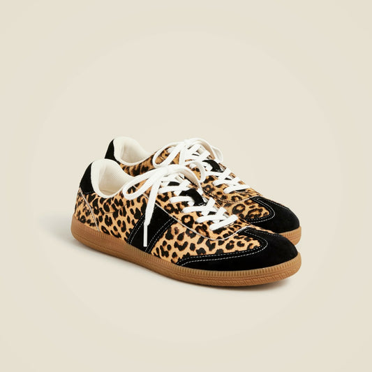 Women J.Crew field sneakers in calf hair - J.Crew