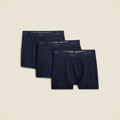 Men Stretch 4'' boxer briefs three-pack - J.Crew