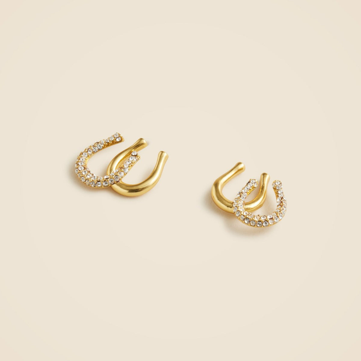 Women Horseshoe stud earrings - J.Crew