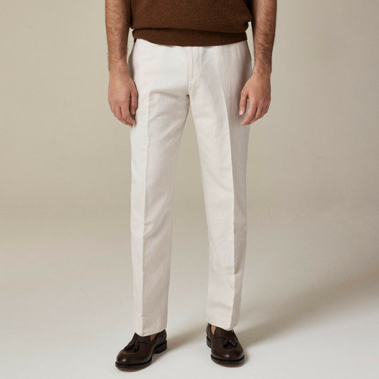 Men Crosby Classic-fit suit pant in Irish cotton-linen blend - J.Crew
