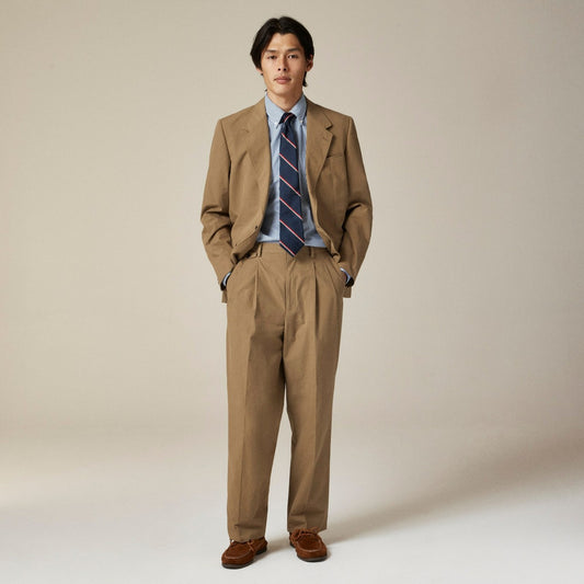 Men Relaxed-fit suit jacket in cotton poplin - J.Crew