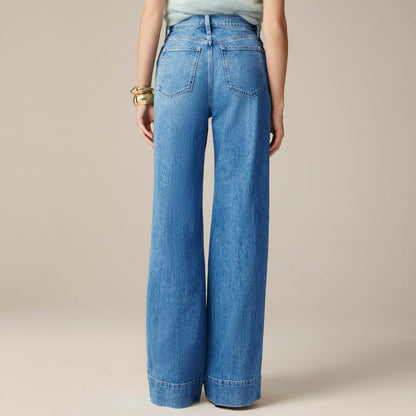 Women High-rise denim trouser jean - J.Crew