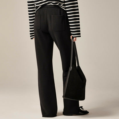 Women Heritage terry wide-leg sweatpant - J.Crew