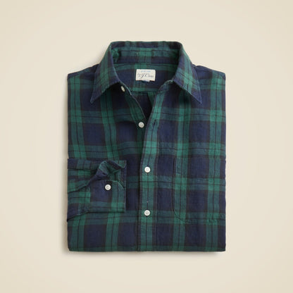 Men Baird McNutt Irish linen point-collar shirt - J.Crew
