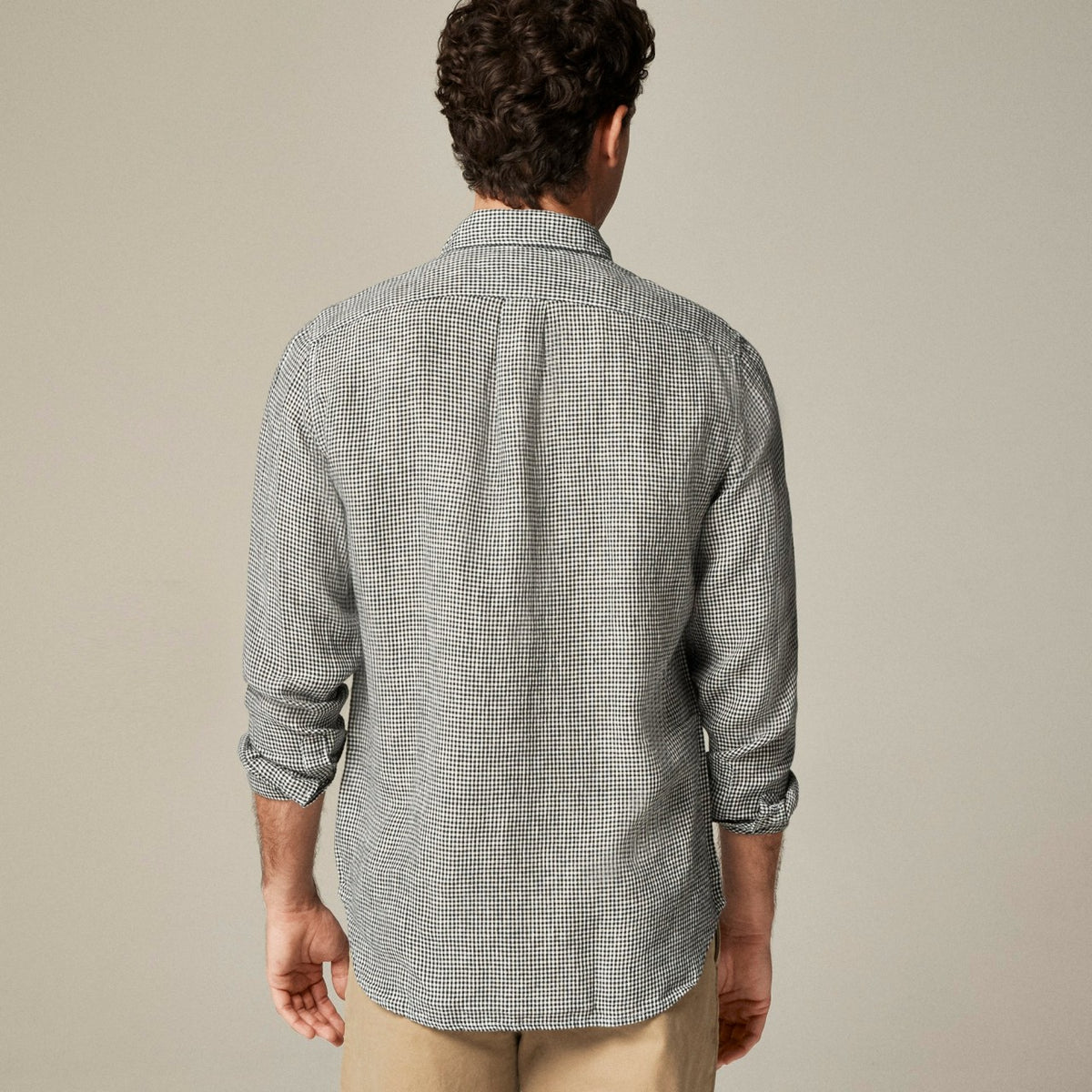 Men Baird McNutt Irish linen point-collar shirt - J.Crew