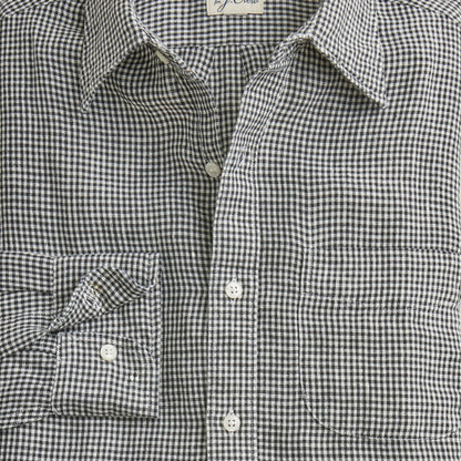 Men Baird McNutt Irish linen point-collar shirt - J.Crew