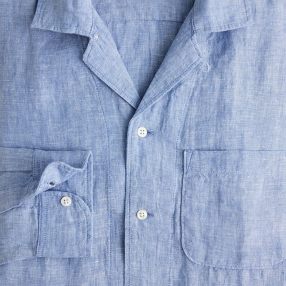 Men Baird McNutt Irish linen camp-collar shirt - J.Crew
