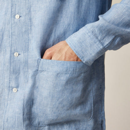 Men Baird McNutt Irish linen camp-collar shirt - J.Crew