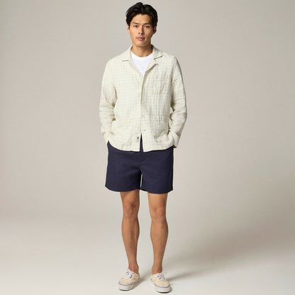 Men Baird McNutt Irish linen camp-collar shirt - J.Crew