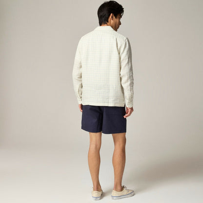 Men Baird McNutt Irish linen camp-collar shirt - J.Crew