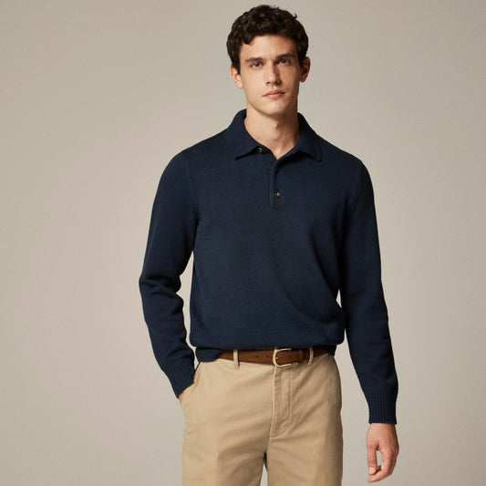 Men Heritage cotton sweater-polo - J.Crew