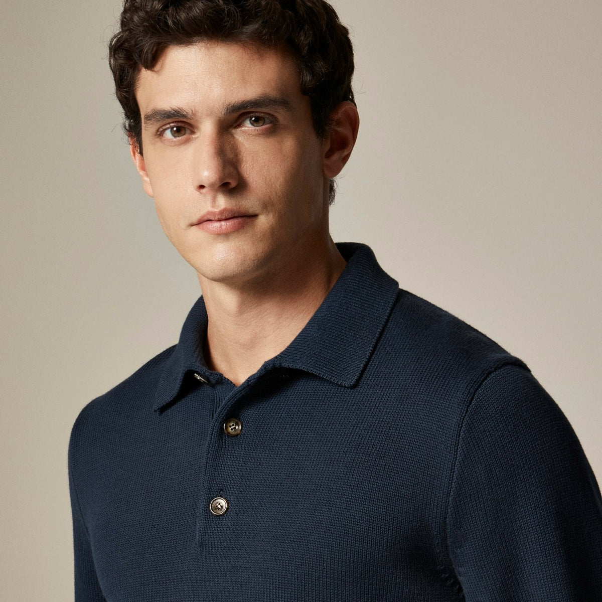 Men Heritage cotton sweater-polo - J.Crew