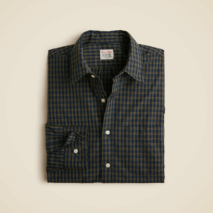 Men Secret Wash cotton poplin shirt with point collar - J.Crew