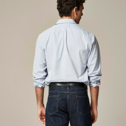 Men Secret Wash cotton poplin shirt with point collar - J.Crew