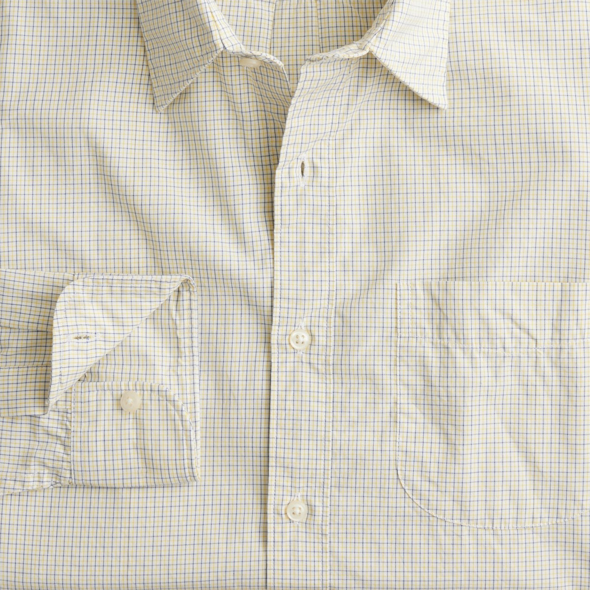 Men Secret Wash cotton poplin shirt with point collar - J.Crew