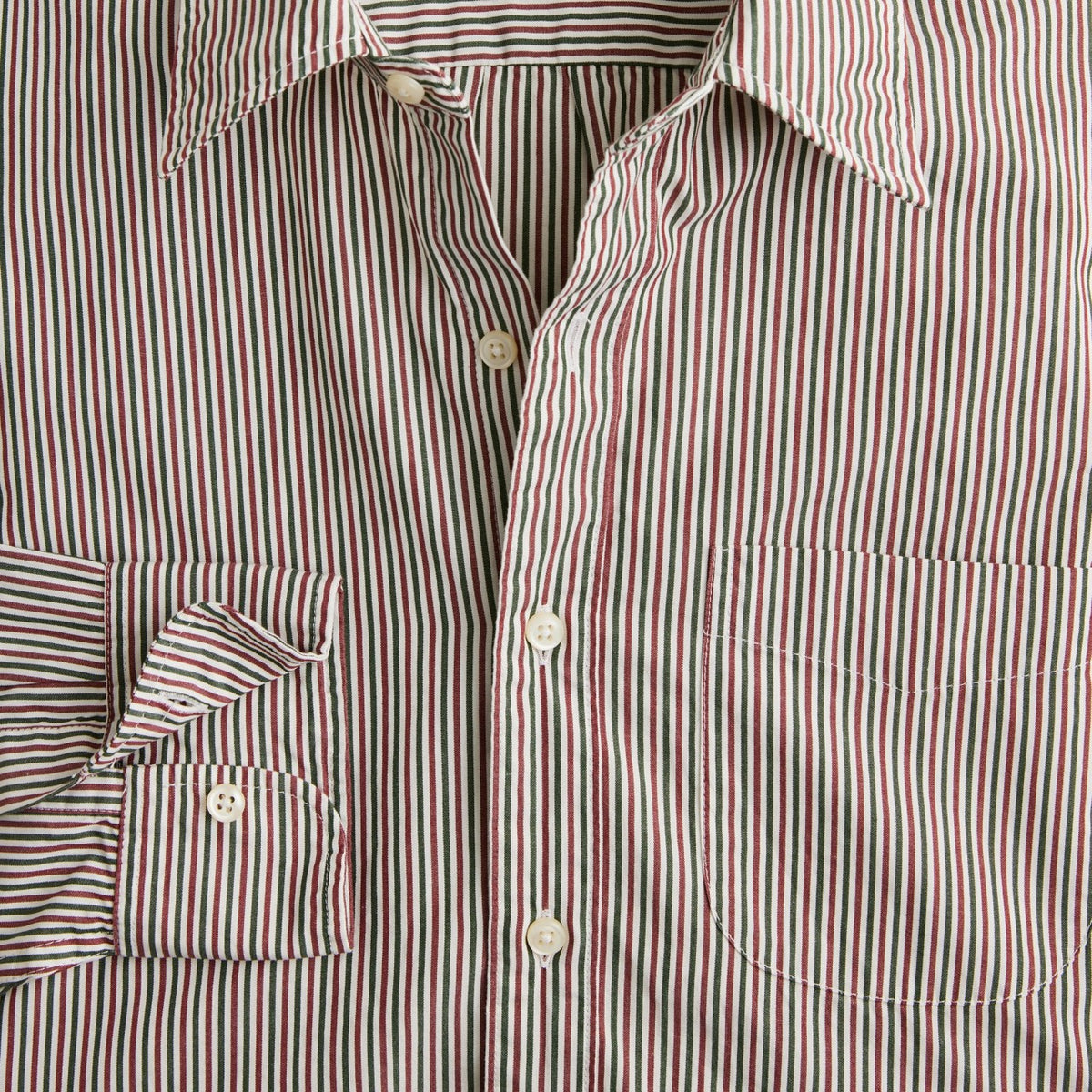 Men Secret Wash cotton poplin shirt with point collar - J.Crew