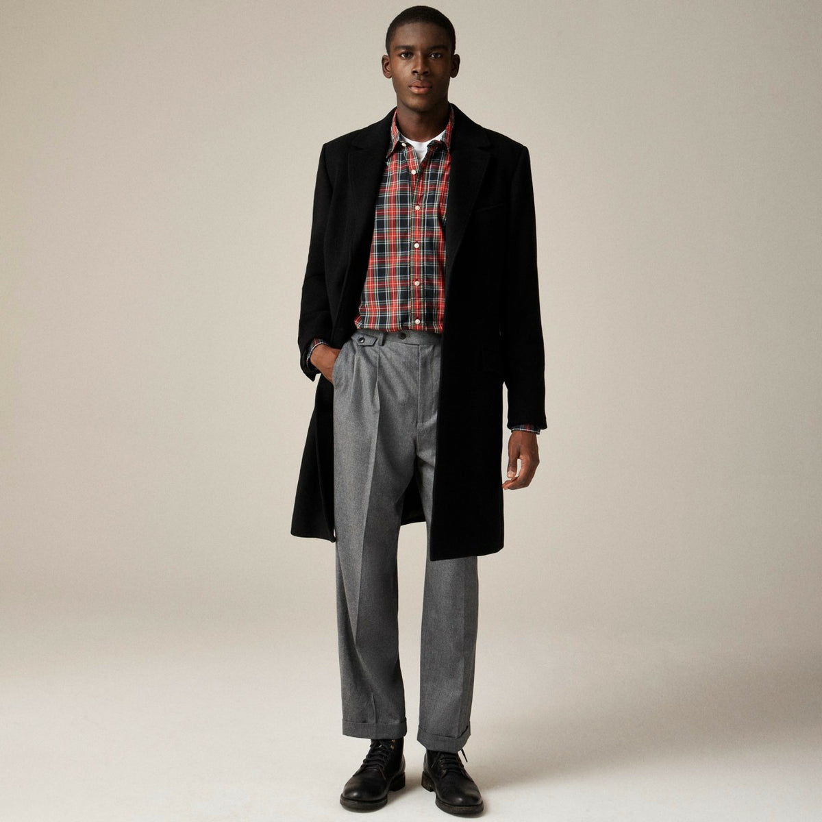Men Secret Wash cotton poplin shirt with point collar - J.Crew