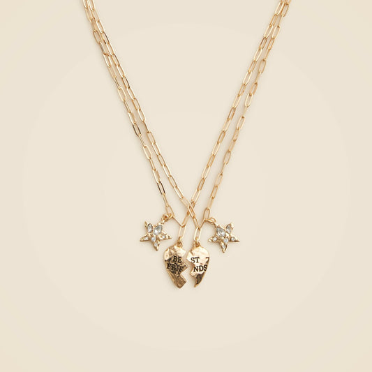 Kids Girls' beaded friendship necklaces set-of-two - J.Crew