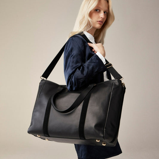 Women Berkeley overnight tote in leather - J.Crew