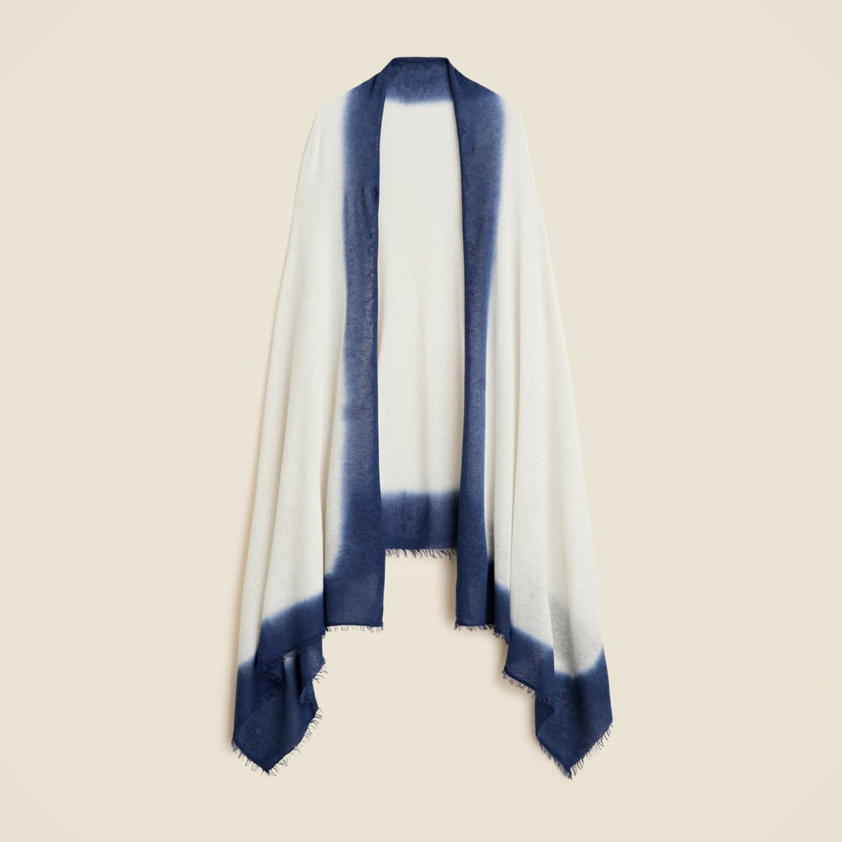Women Oversized dip-dyed featherweight cashmere wrap - J.Crew