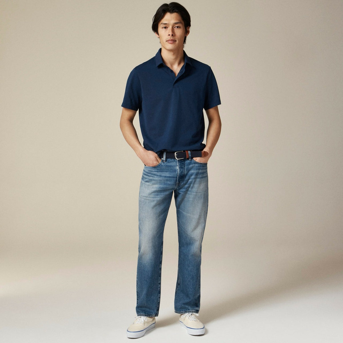 Men Performance piqu&eacute; polo shirt - J.Crew
