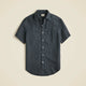 Navy Grey Fine Stripe